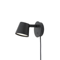 Tip Plug-In Wall Light, Plug-In Wall Sconce, Aluminum, L 16cm x H 9.5cm