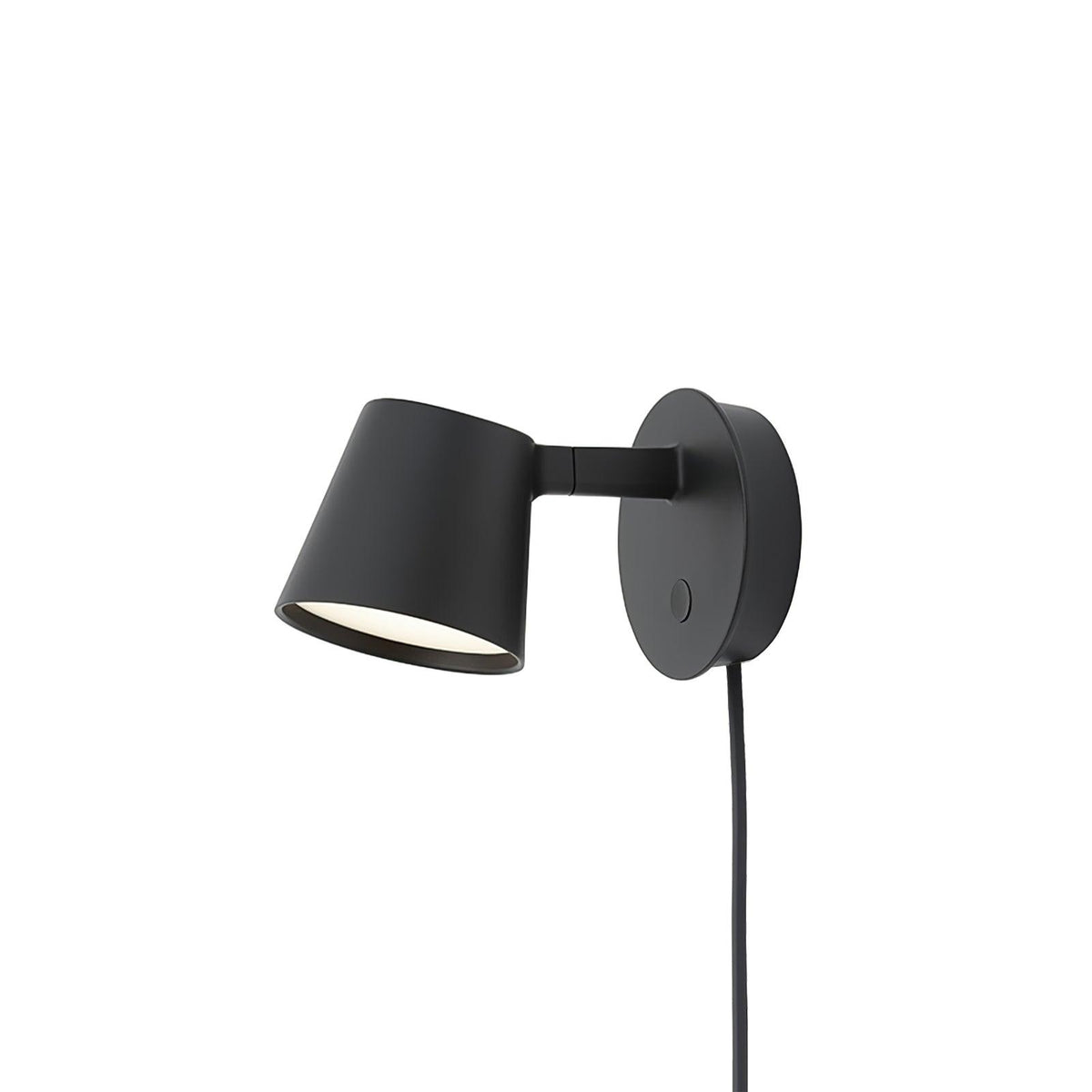 Tip Plug-In Wall Light, Plug-In Wall Sconce, Aluminum, L 16cm x H 9.5cm
