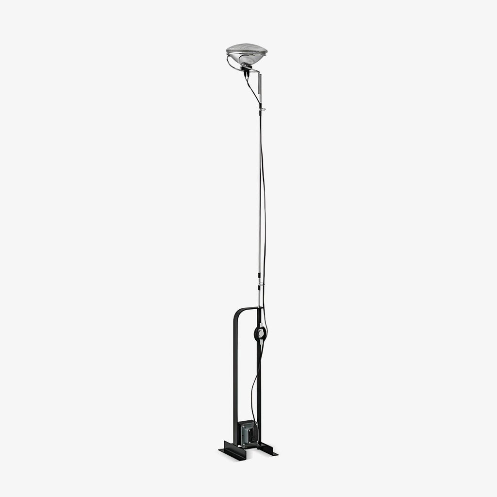 Toio Floor Light, Floor Lamp, Metal, White ∅ 8.3″ x H 62.2″