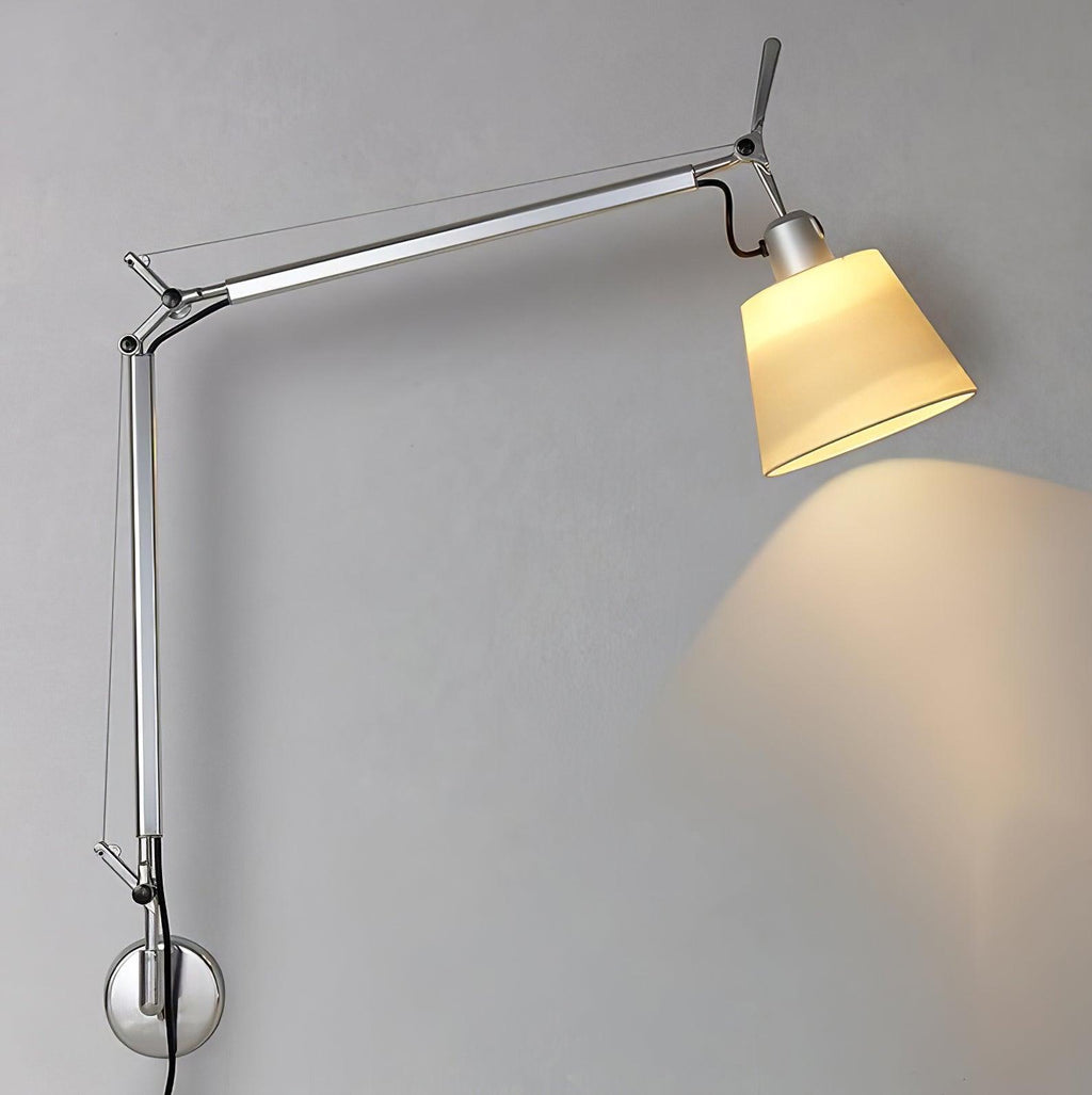 Rocker Contemporary Design Wall Light - ∅ 7.9″ x H 9.4″ Metal, Hardwired Wall Sconce, detail 12