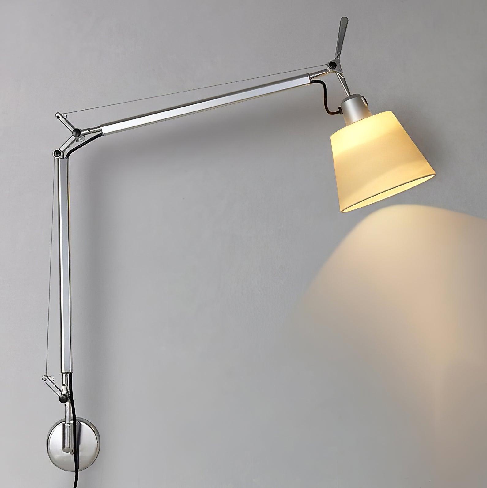 Rocker Contemporary Design Wall Light - ∅ 7.9″ x H 9.4″ Metal, Hardwired Wall Sconce, detail 12
