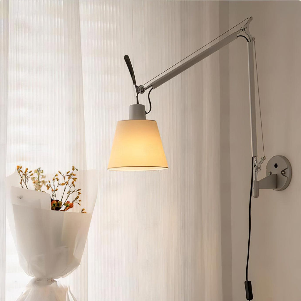 Rocker Contemporary Design Wall Light - Dia 20cm x H 24cm Metal, Hardwired Wall Sconce, detail 3