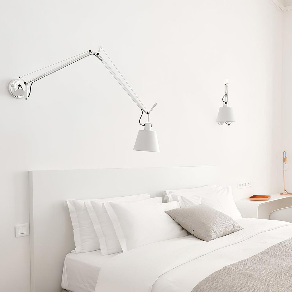 Rocker Contemporary Design Wall Light - Dia 20cm x H 24cm Metal, Hardwired Wall Sconce, detail 12
