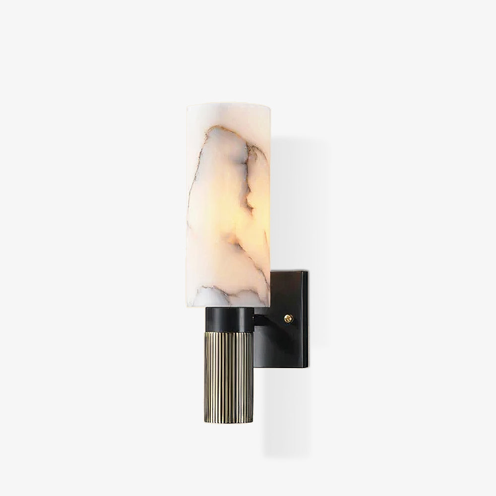 Torch Alabaster Wall Light, Hardwired Wall Sconce, detail 2