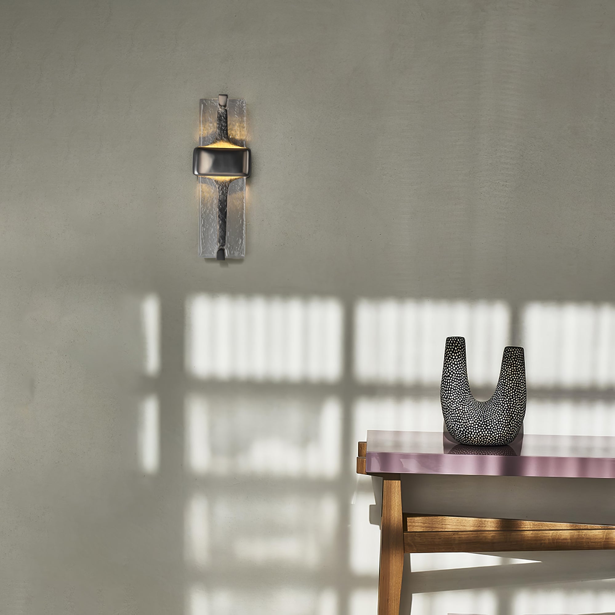 Torch Wall Light, Hardwired Wall Sconce, detail 4