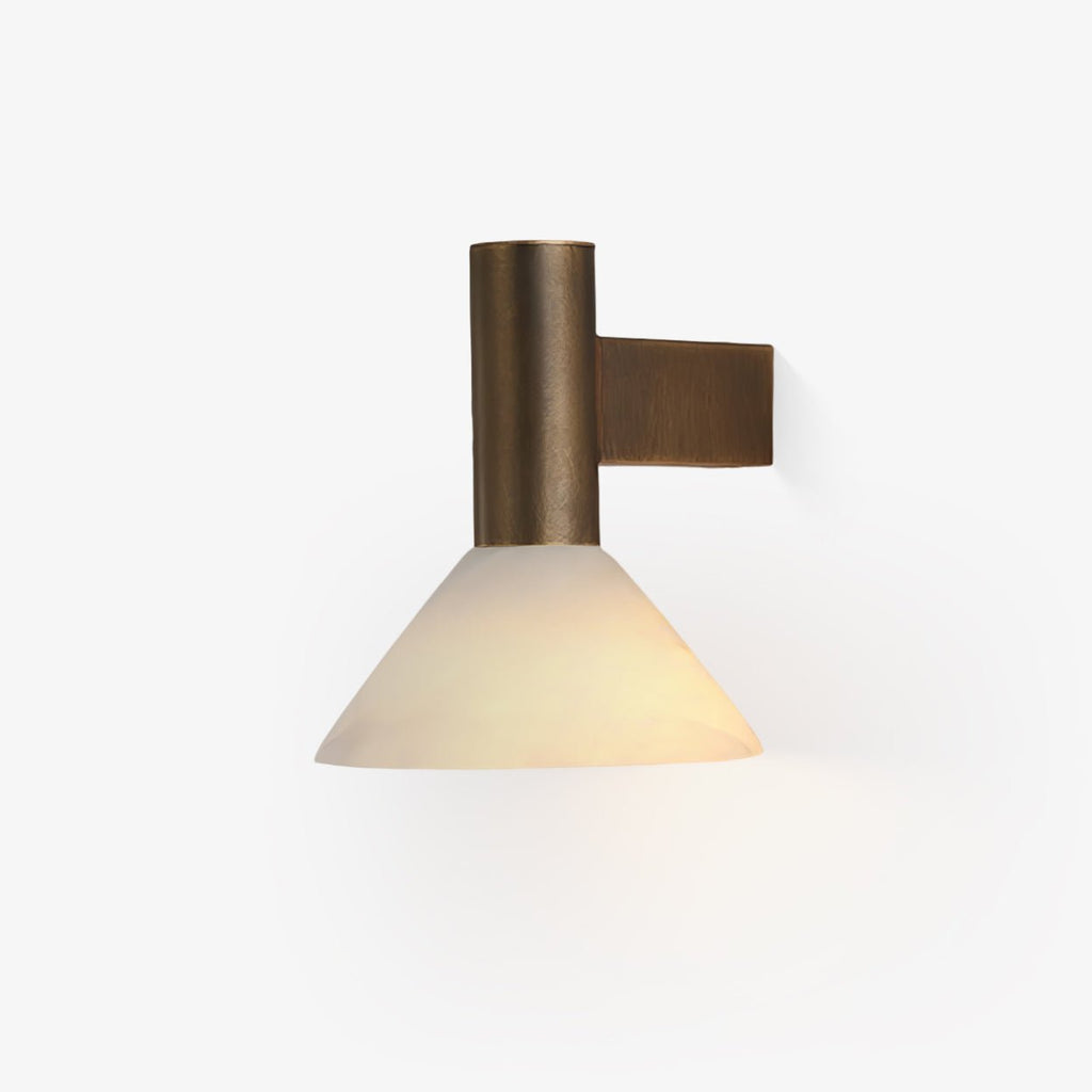 Torres Wall Light, Hardwired Wall Sconce, Brass, Dia 18cm x H 20cm