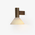 Torres Wall Light, Hardwired Wall Sconce, Brass, Dia 18cm x H 20cm
