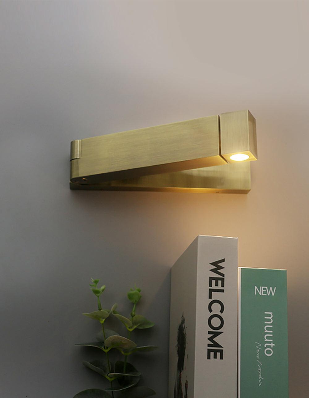 LED Bedside Bedroom Wall Light, Hardwired Wall Sconce, detail 8
