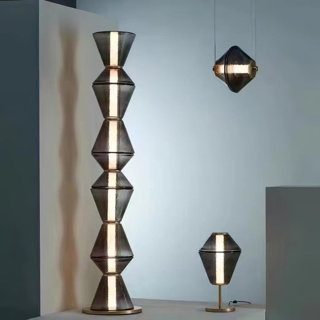 Totem Table Light, Bedside Table Lamp, detail 12