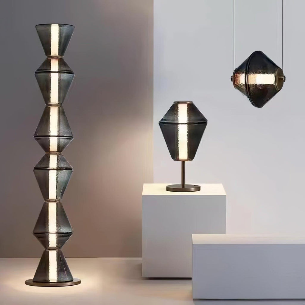 Totem Table Light, Bedside Table Lamp, detail 9