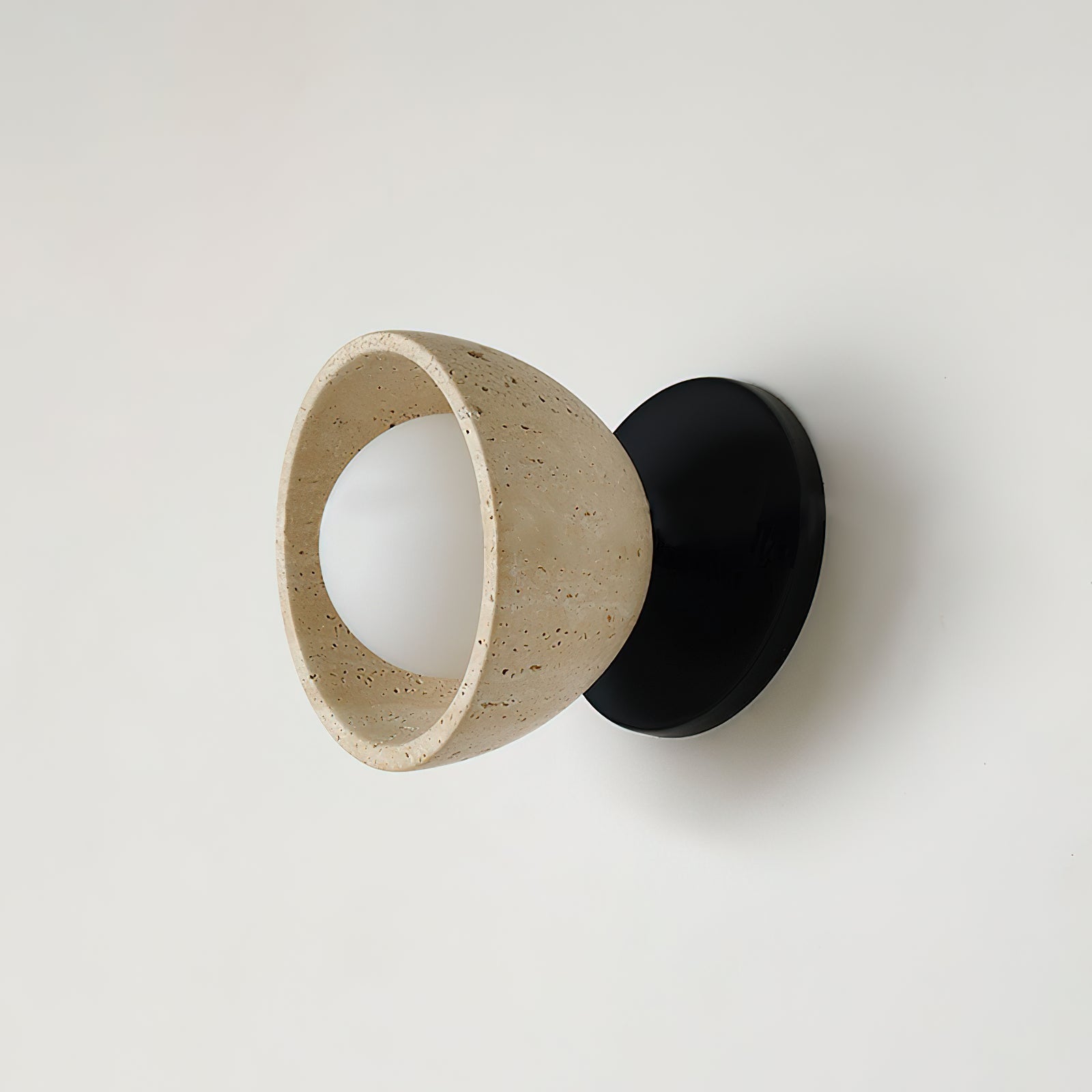 Tranquil Travertine Wall Wall Light, Hardwired Wall Sconce, detail 12
