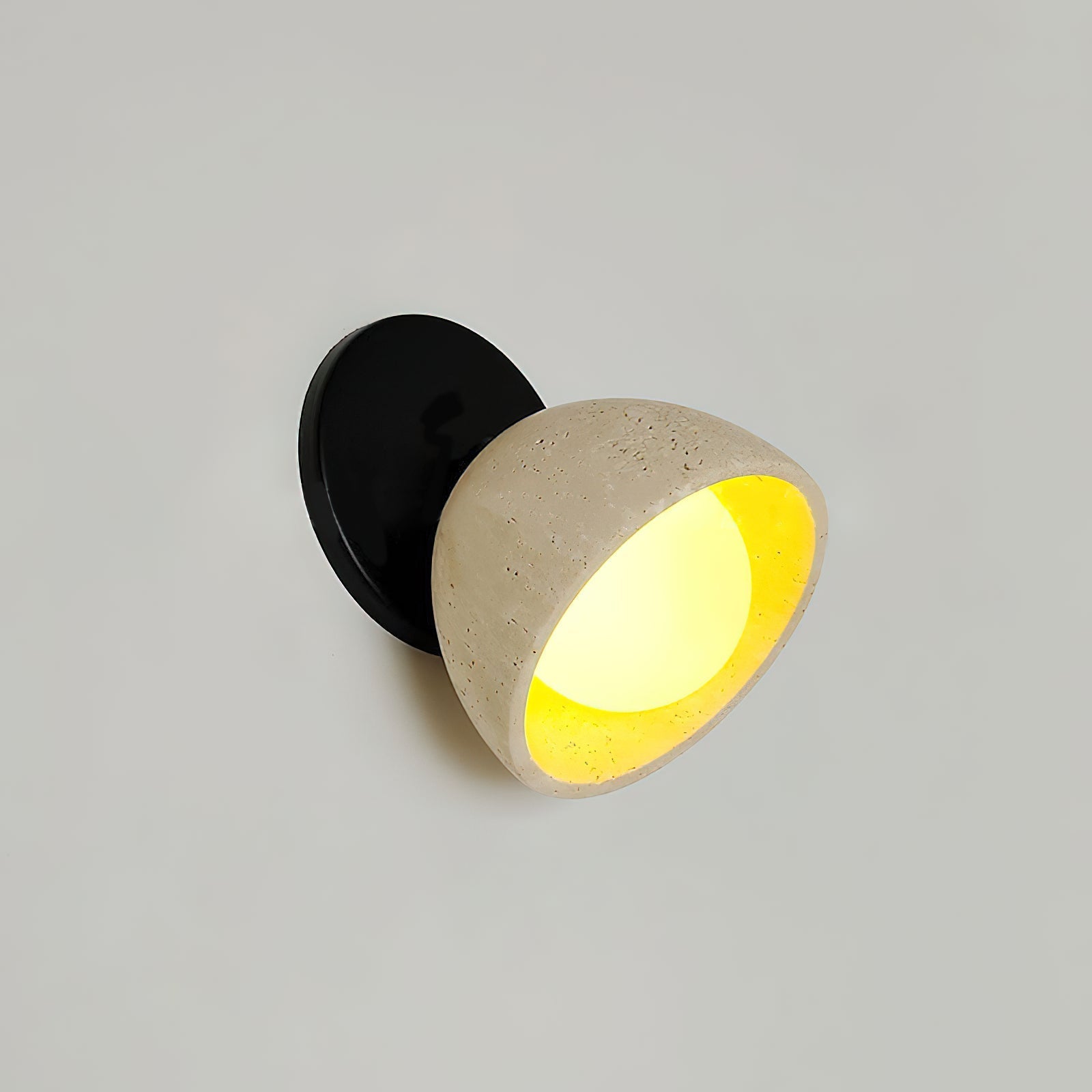 Tranquil Travertine Wall Wall Light, Hardwired Wall Sconce, detail 3