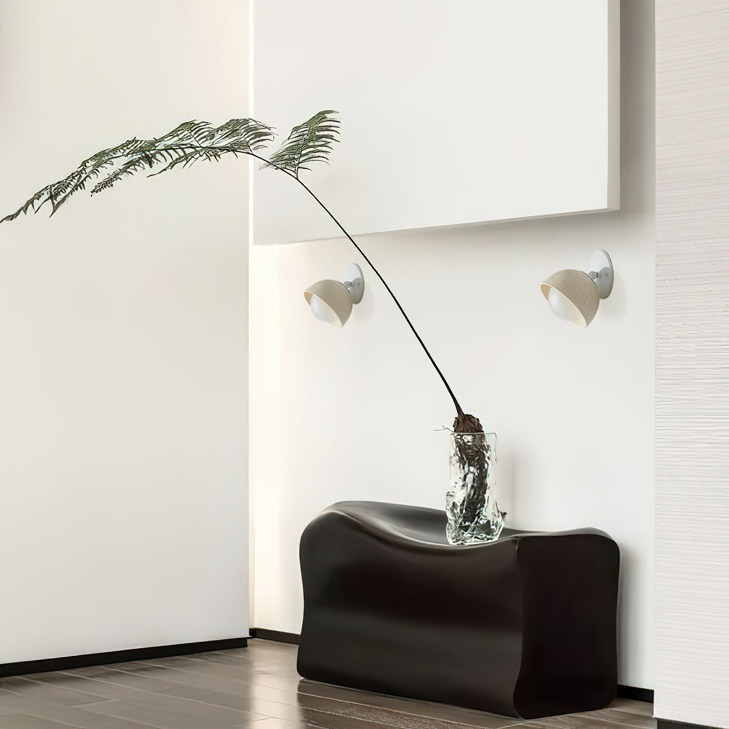 Tranquil Travertine Wall Wall Light, Hardwired Wall Sconce, detail 8