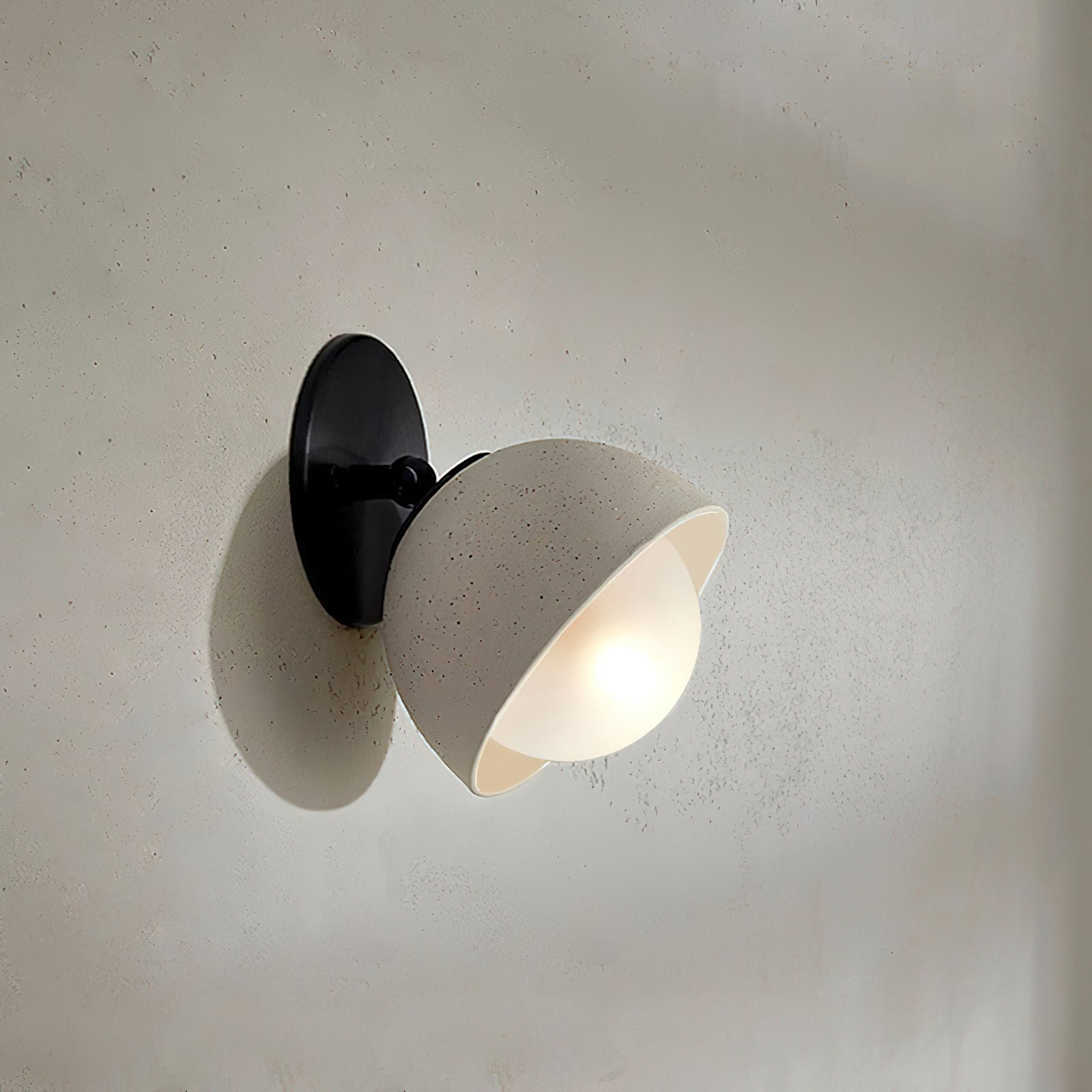 Tranquil Travertine Wall Wall Light, Hardwired Wall Sconce, detail 4