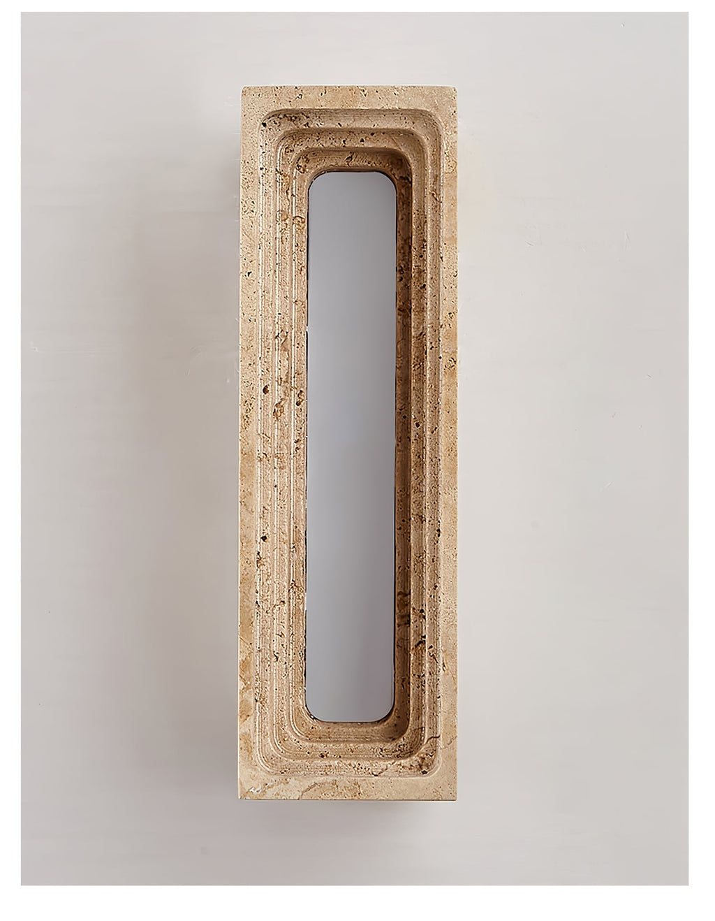 Canyon Travertine Wall Light, Hardwired Wall Sconce, detail 13