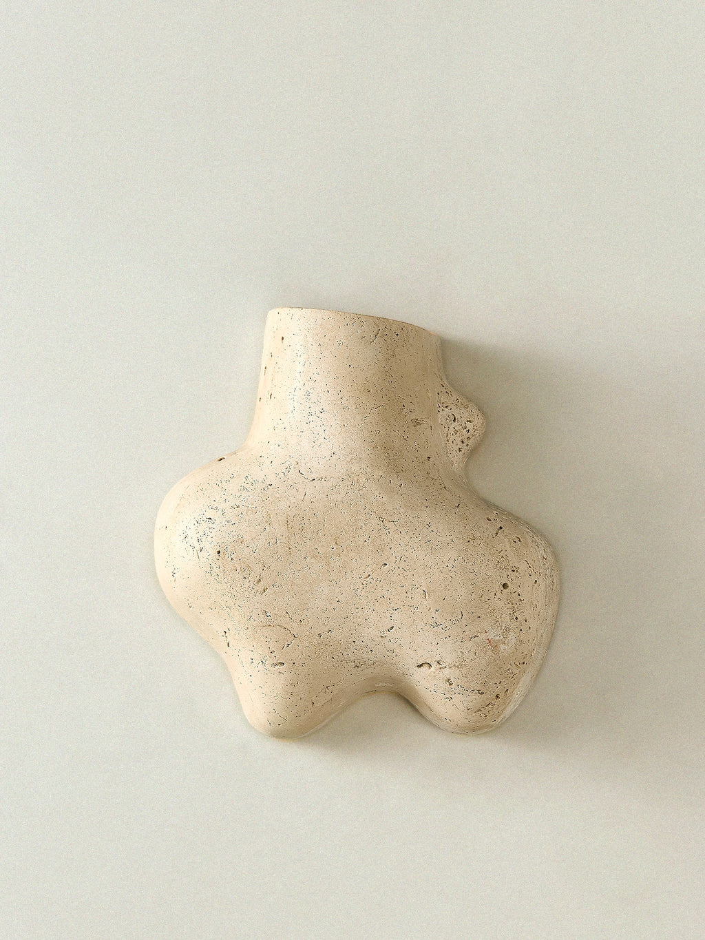 Travertine Abstract Wall Light, Hardwired Wall Sconce, detail 10
