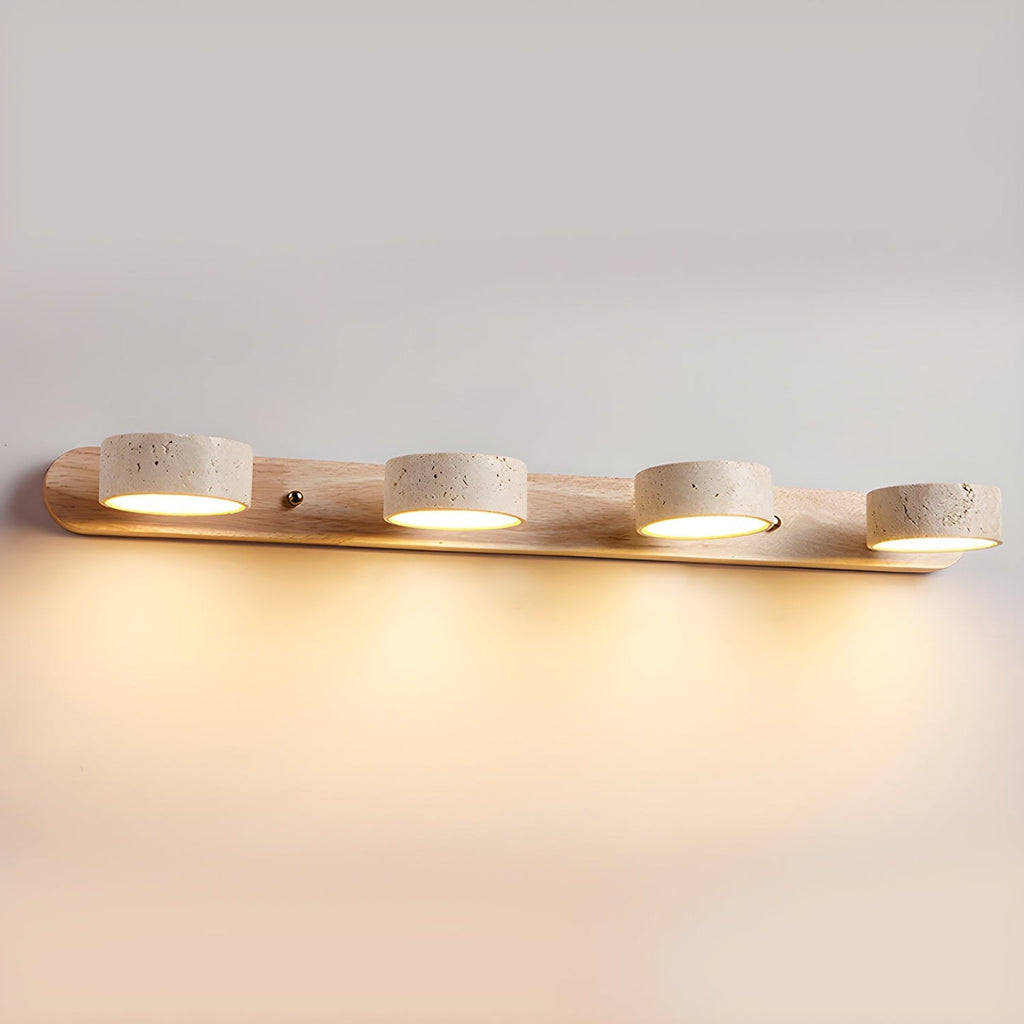 Travertine Duo Wall Light - 2-Light Size: Dia 32cm x... Travertine, Hardwired Wall Sconce, detail 21