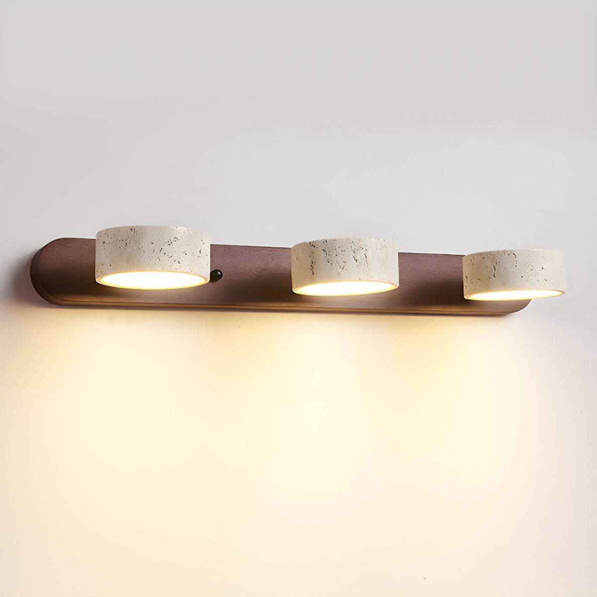 Travertine Duo Rechargeable Wall Light, Bathroom Wall Sconce, detail 22