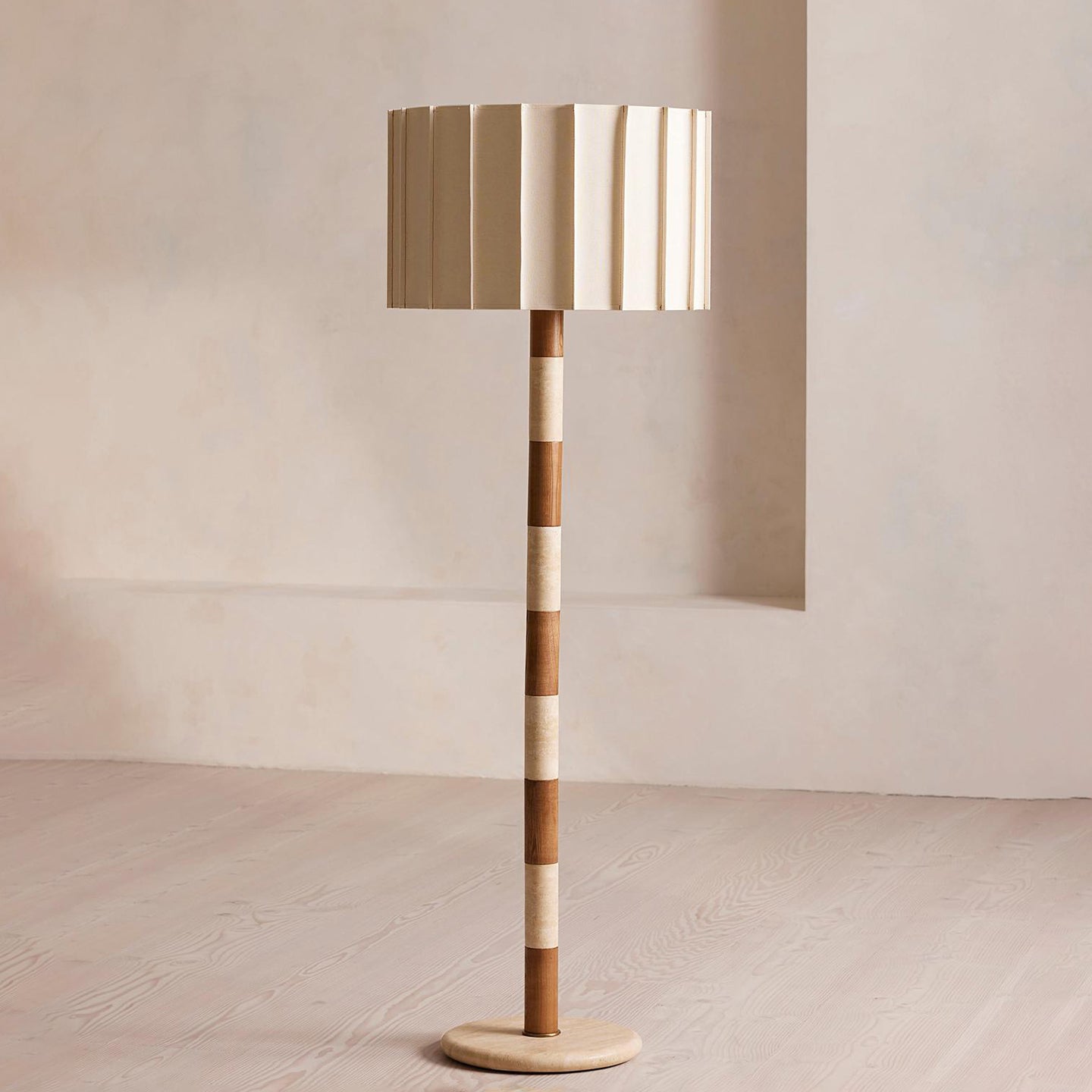 Travertine Striped Floor Light, Floor Lamp, detail 8