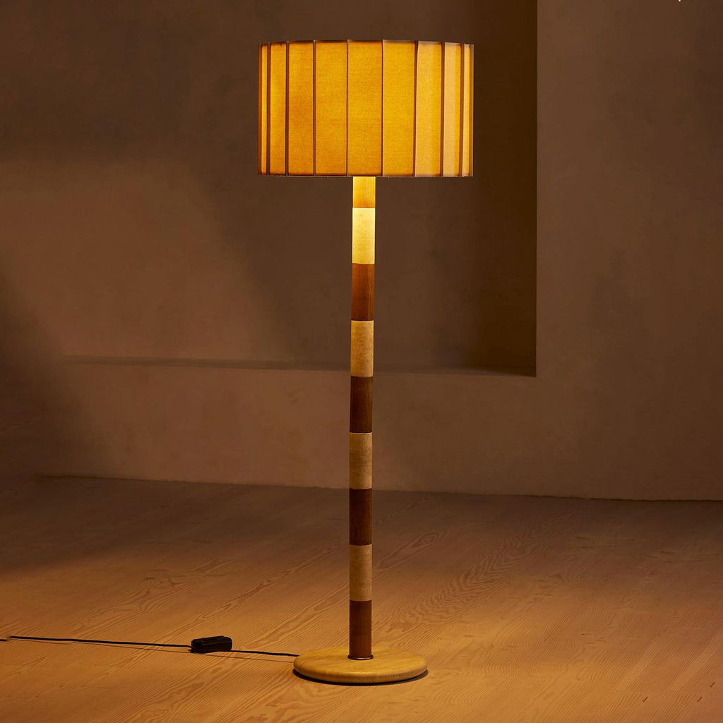 Travertine Striped Floor Light, Floor Lamp, detail 4