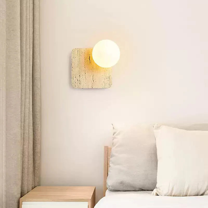 Travora Globe Wall Light, Hardwired Wall Sconce, detail 4