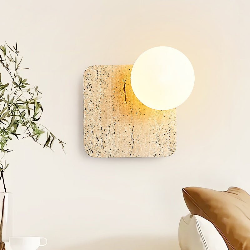 Travora Globe Wall Light, Hardwired Wall Sconce, detail 6