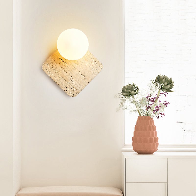 Travora Globe Wall Light, Hardwired Wall Sconce, detail 7