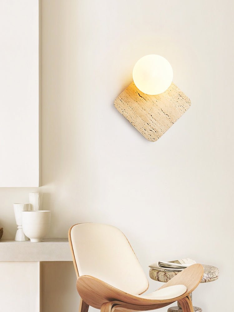 Travora Globe Wall Light, Hardwired Wall Sconce, detail 10