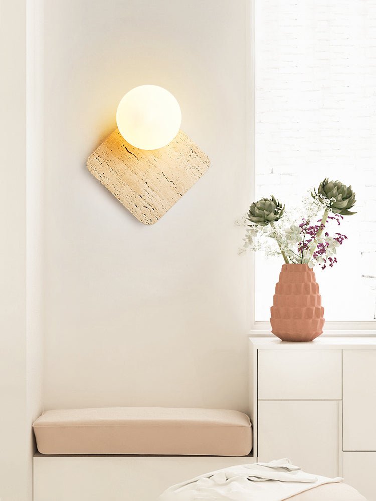 Travora Globe Wall Light, Hardwired Wall Sconce, detail 11
