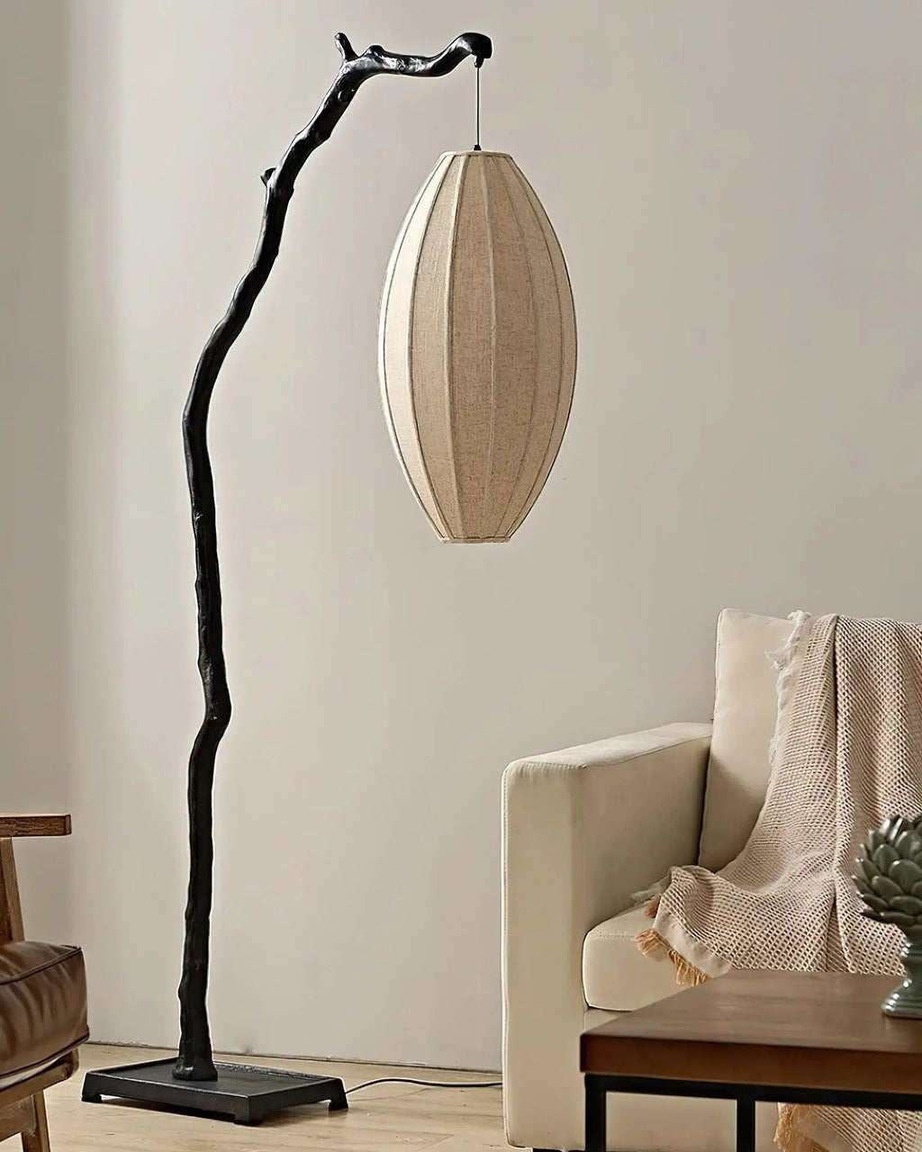 Tree Lantern Sculpture Floor Light, Floor Lamp, detail 7
