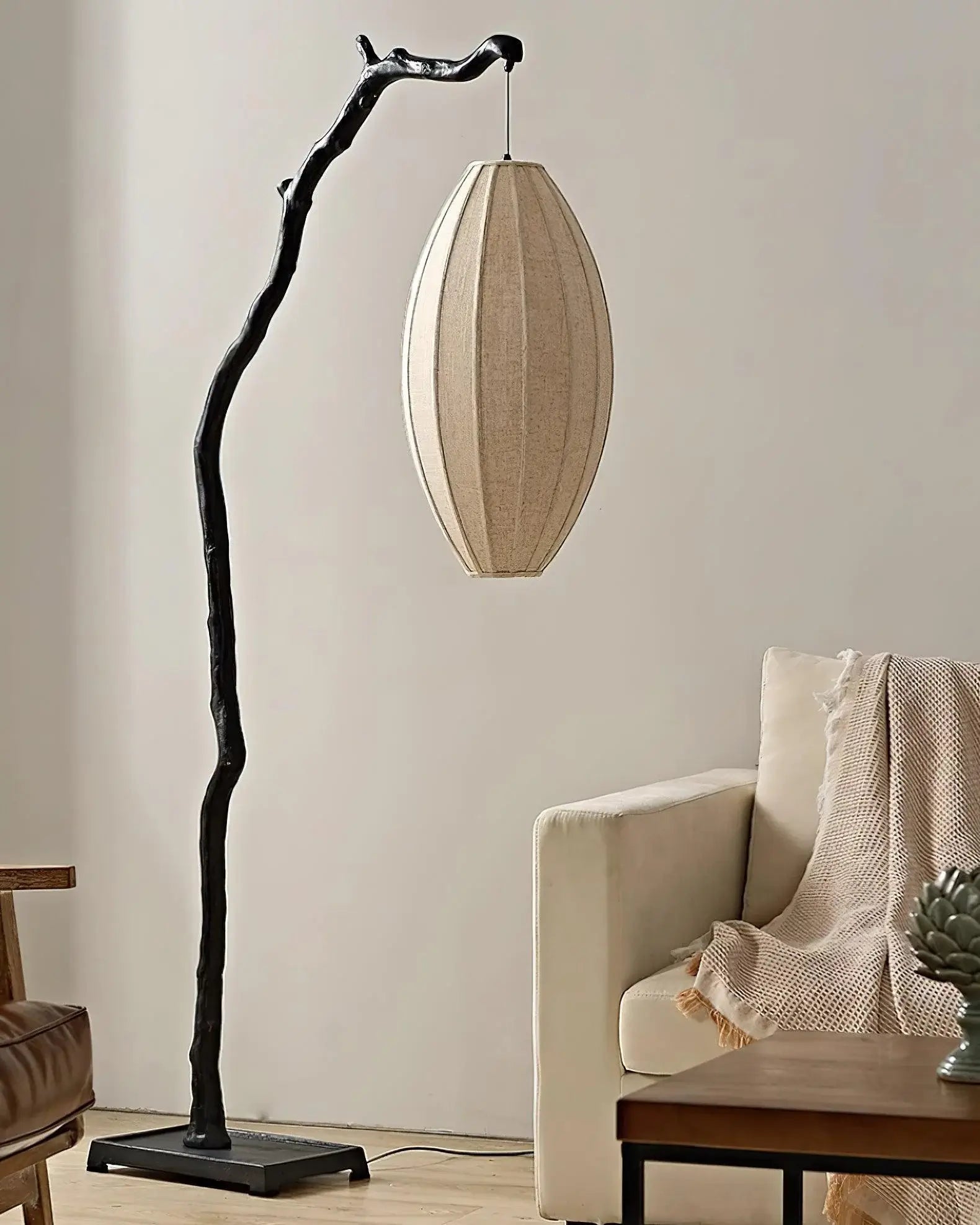 Tree Lantern Sculpture Floor Light, Floor Lamp, detail 7