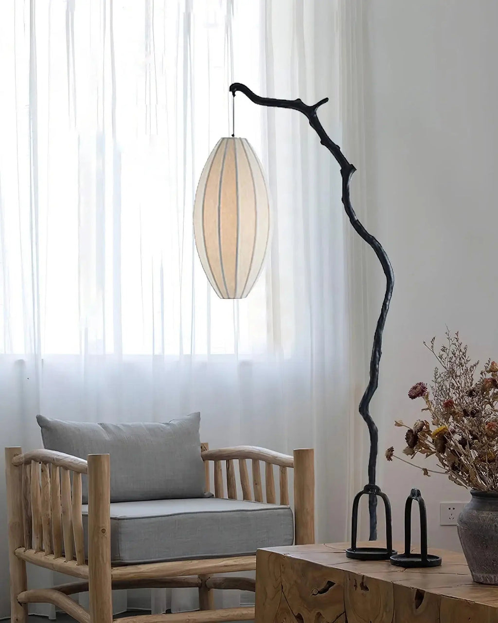 Tree Lantern Sculpture Floor Light, Floor Lamp, detail 17