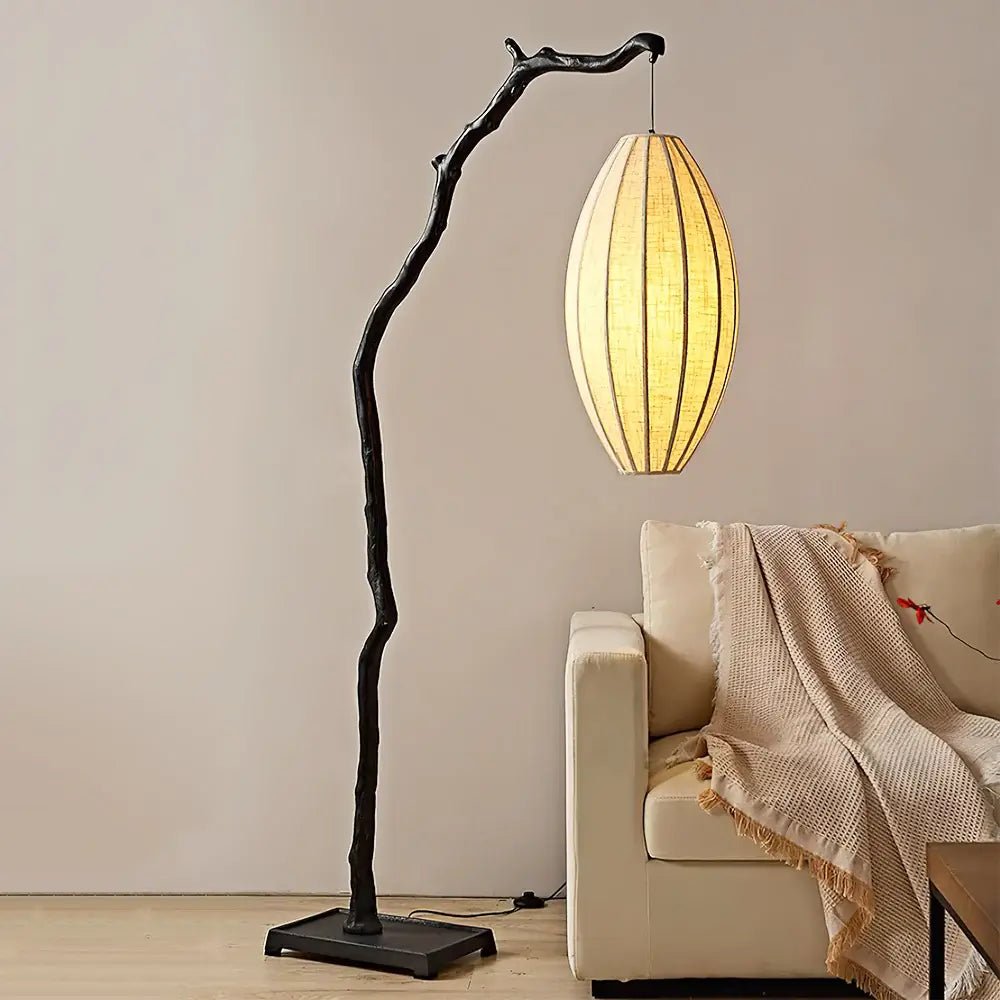 Tree Lantern Sculpture Floor Light, Floor Lamp, detail 2