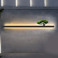 Waterproof Strip Landscape Decorative Contemporary Exterior Wall Fixtures Sconces, Outdoor Wall Light, Semi steel+acrylic, 24"