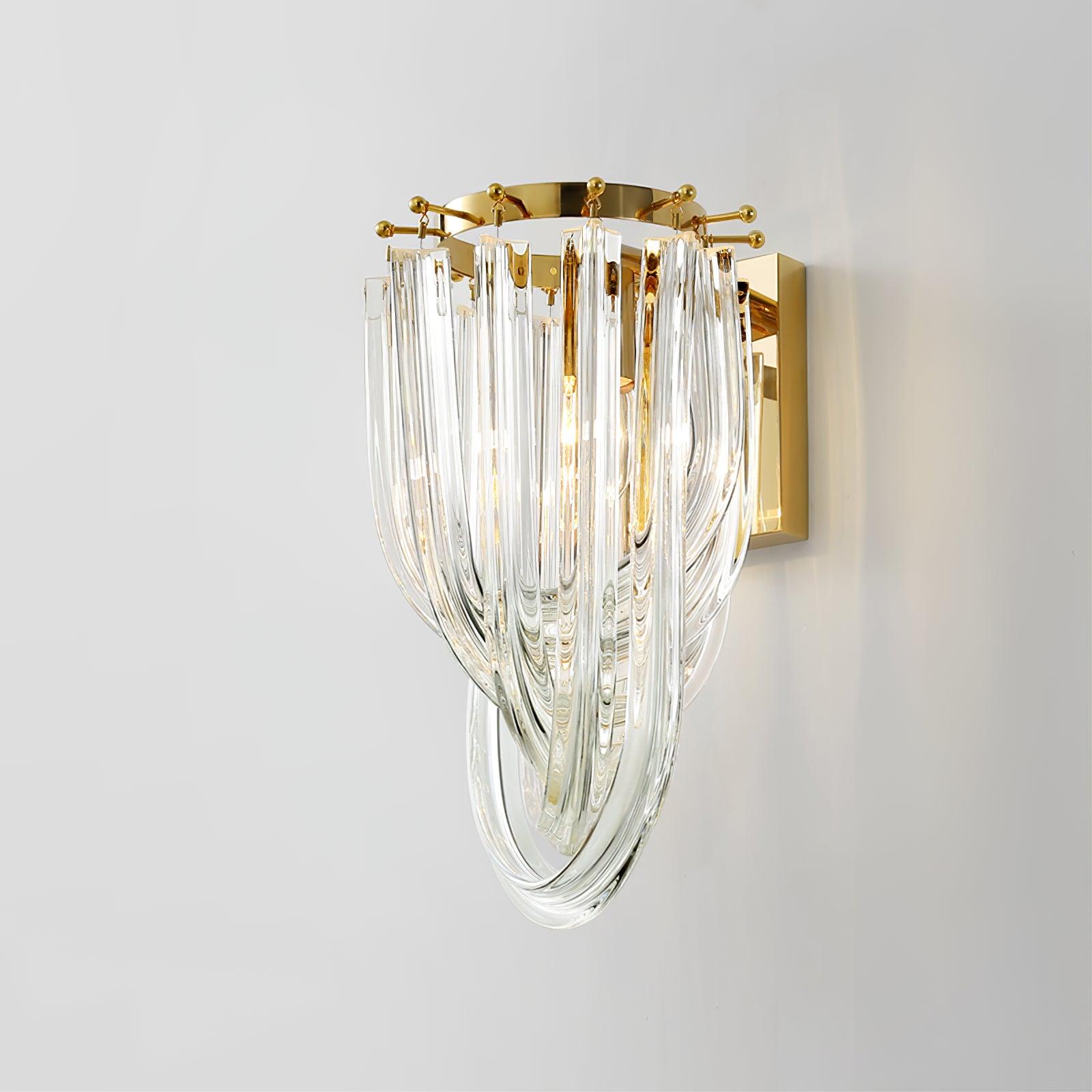 Trevi Murano Wall Light, Hardwired Wall Sconce, detail 3