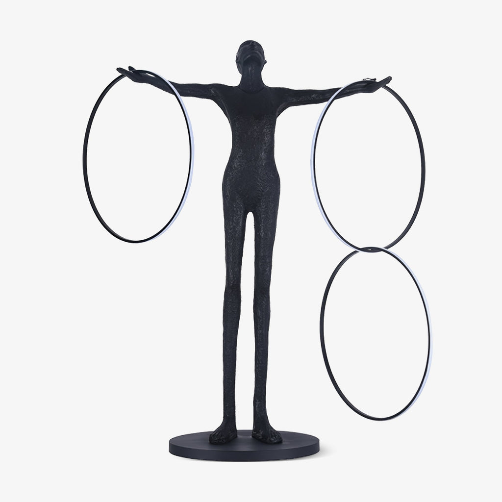 Trinity Life Sculpture Tall Floor Light, Floor Lamp, detail 3