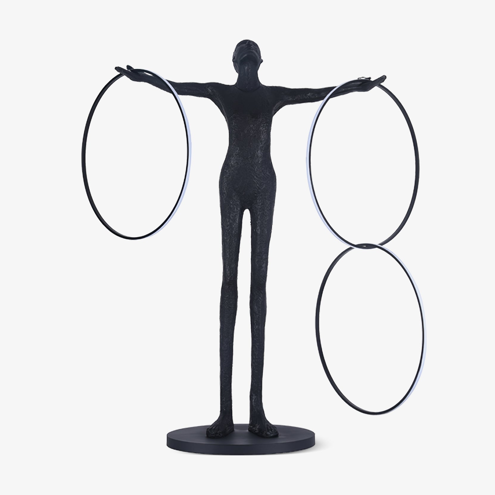 Trinity Life Sculpture Tall Floor Light, Floor Lamp, detail 3