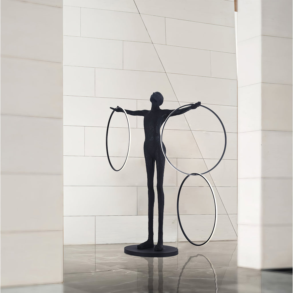 Trinity Life Sculpture Tall Floor Light, Floor Lamp, detail 9
