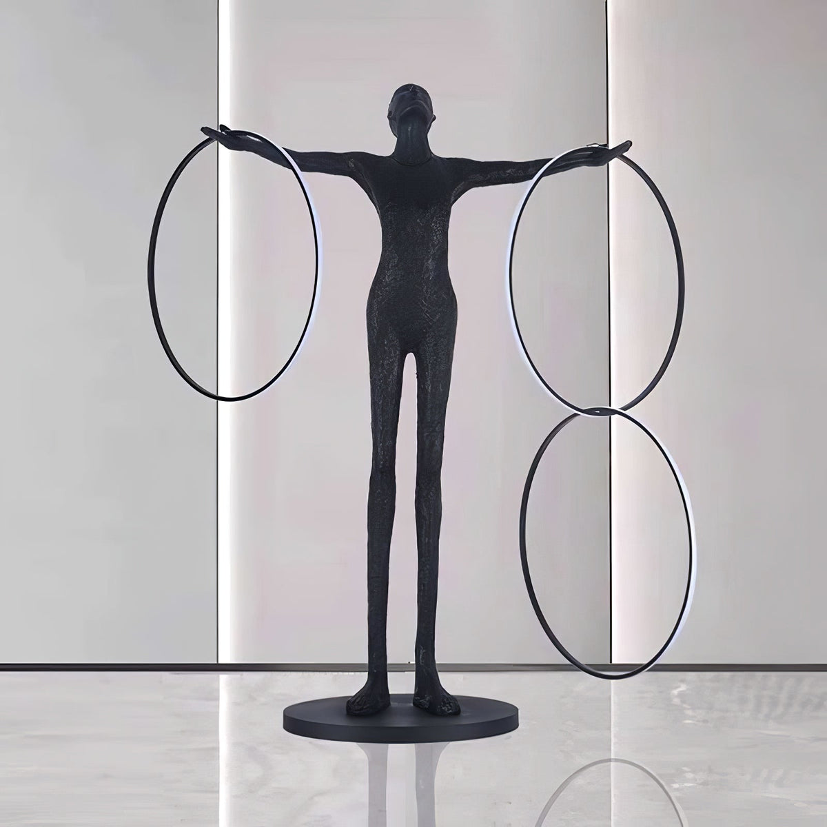 Trinity Life Sculpture Floor Lamp detail view 7