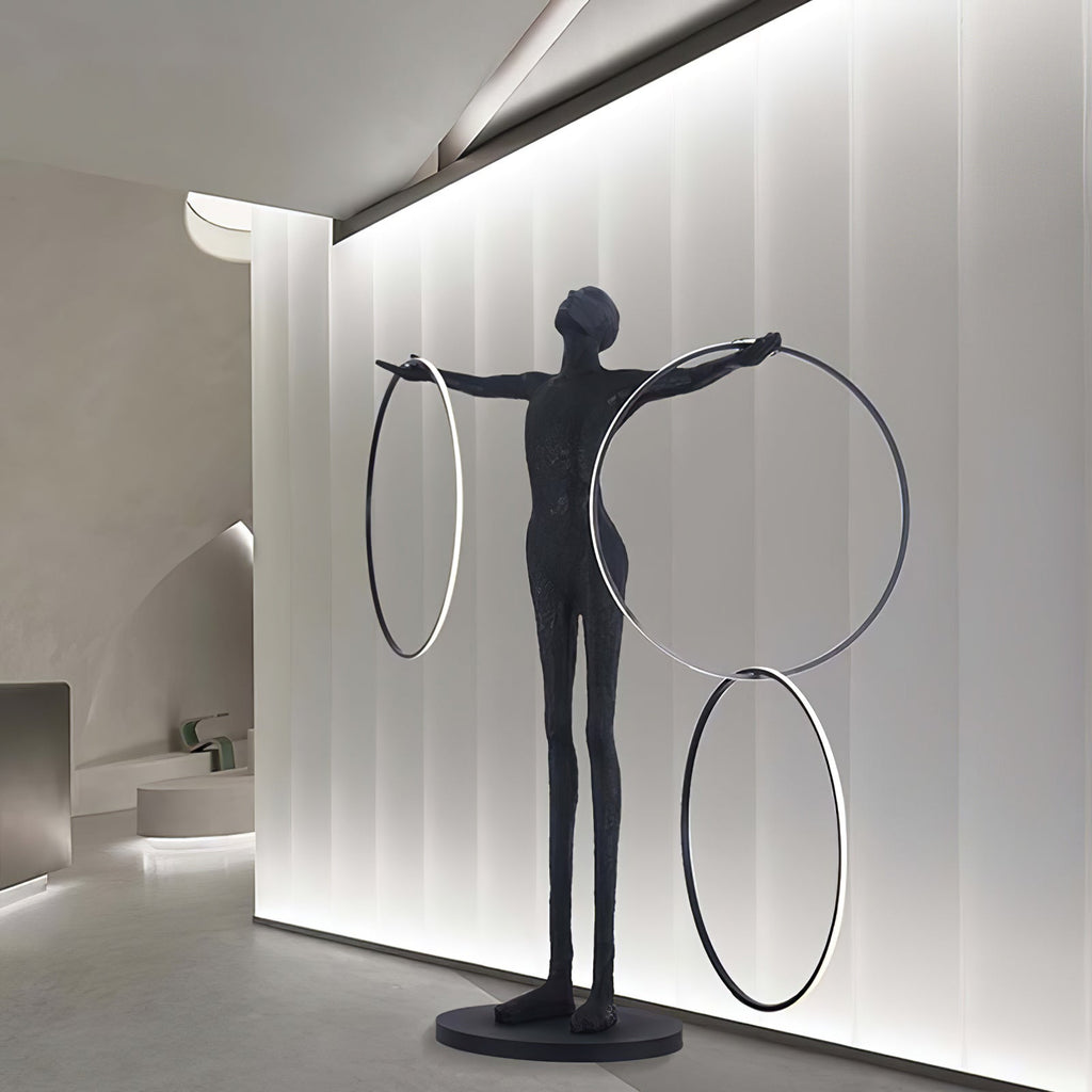 Trinity Life Sculpture Tall Floor Light, Floor Lamp, detail 8