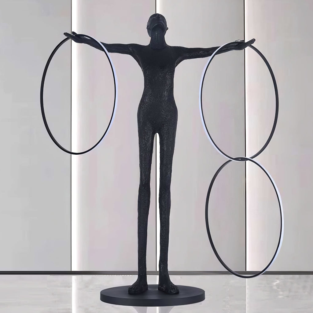 Trinity Life Sculpture Tall Floor Light, Floor Lamp, detail 12