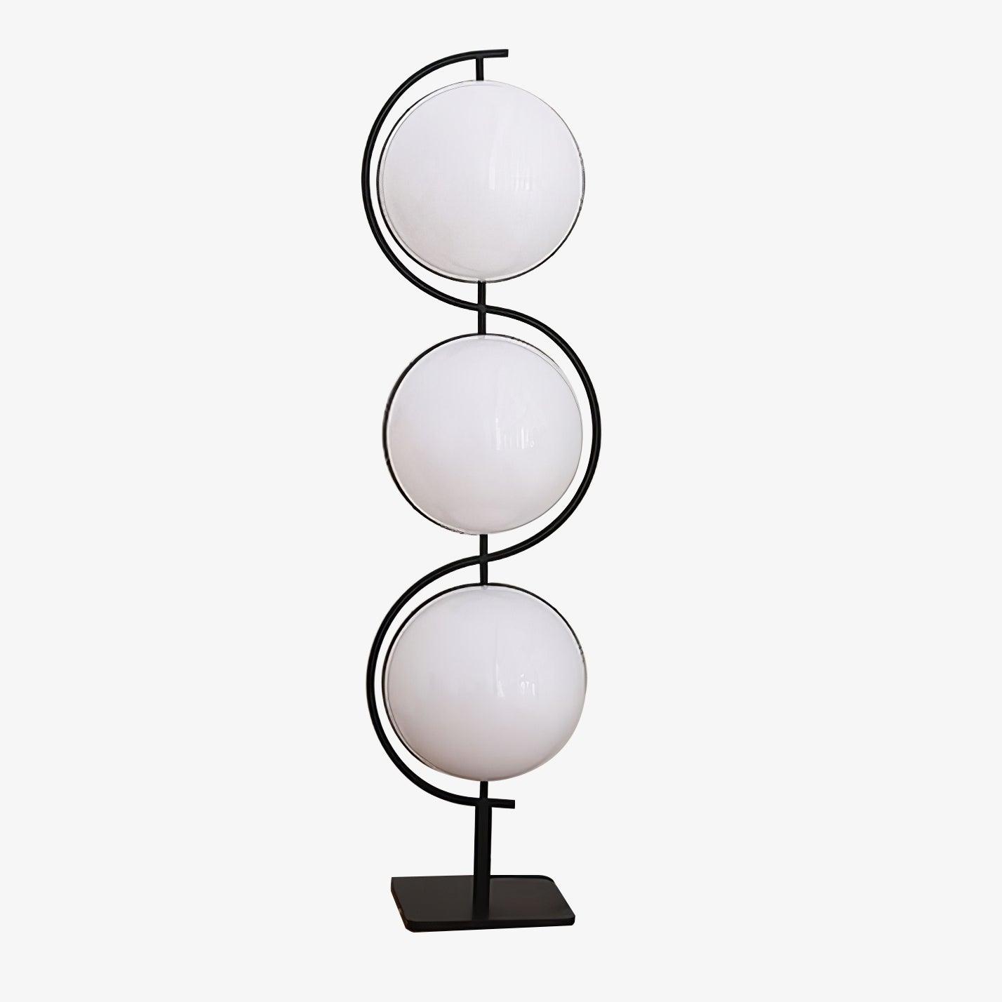 Triple Balls Floor Light, Floor Lamp, Metal, Dia 40cm x H 150 cm