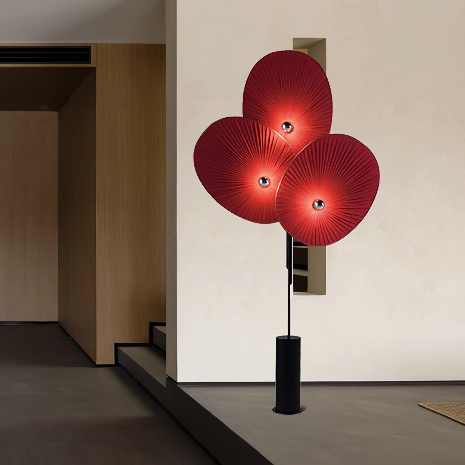 Triple Floral Floor Light, Floor Lamp, detail 2