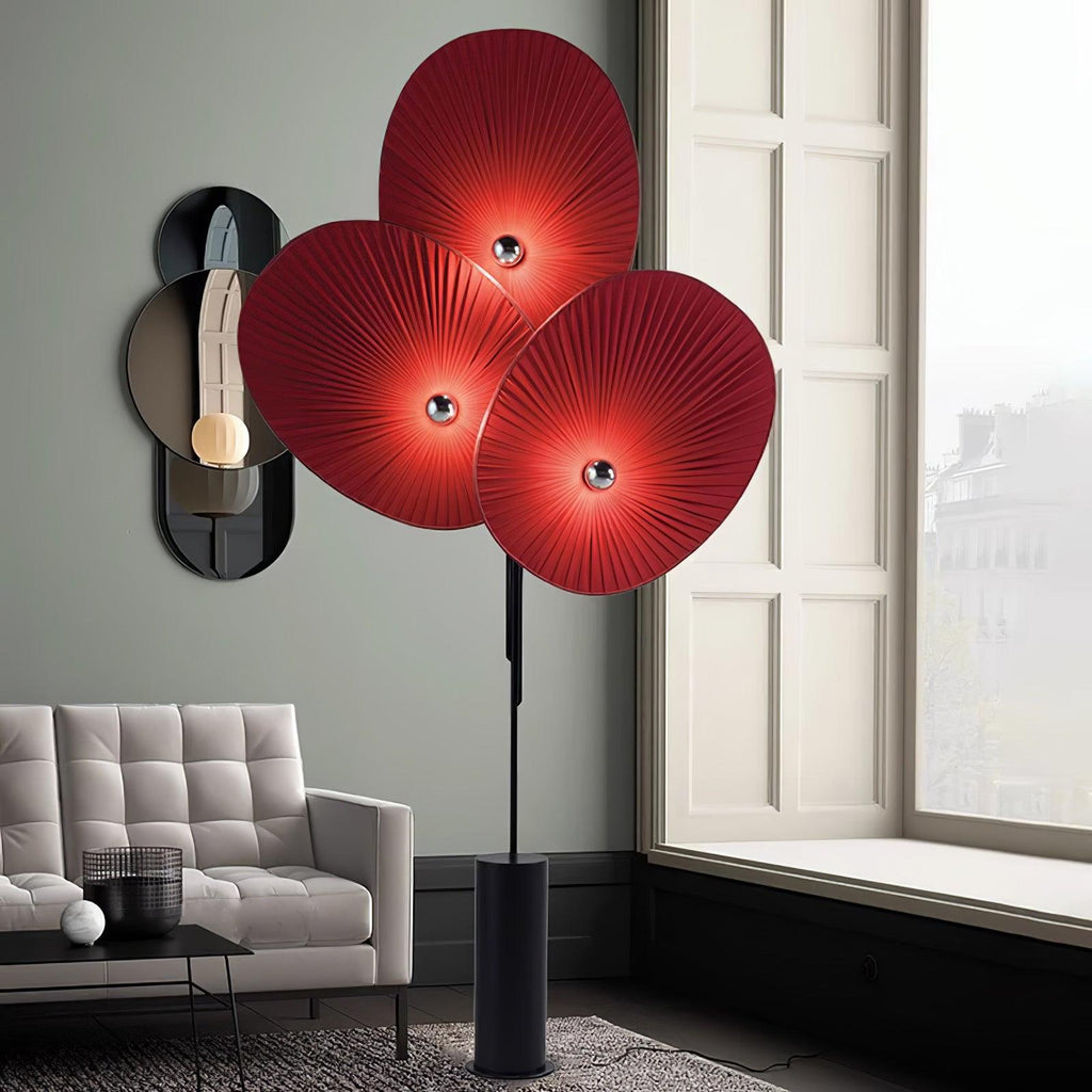 Triple Floral Floor Light, Floor Lamp, detail 4