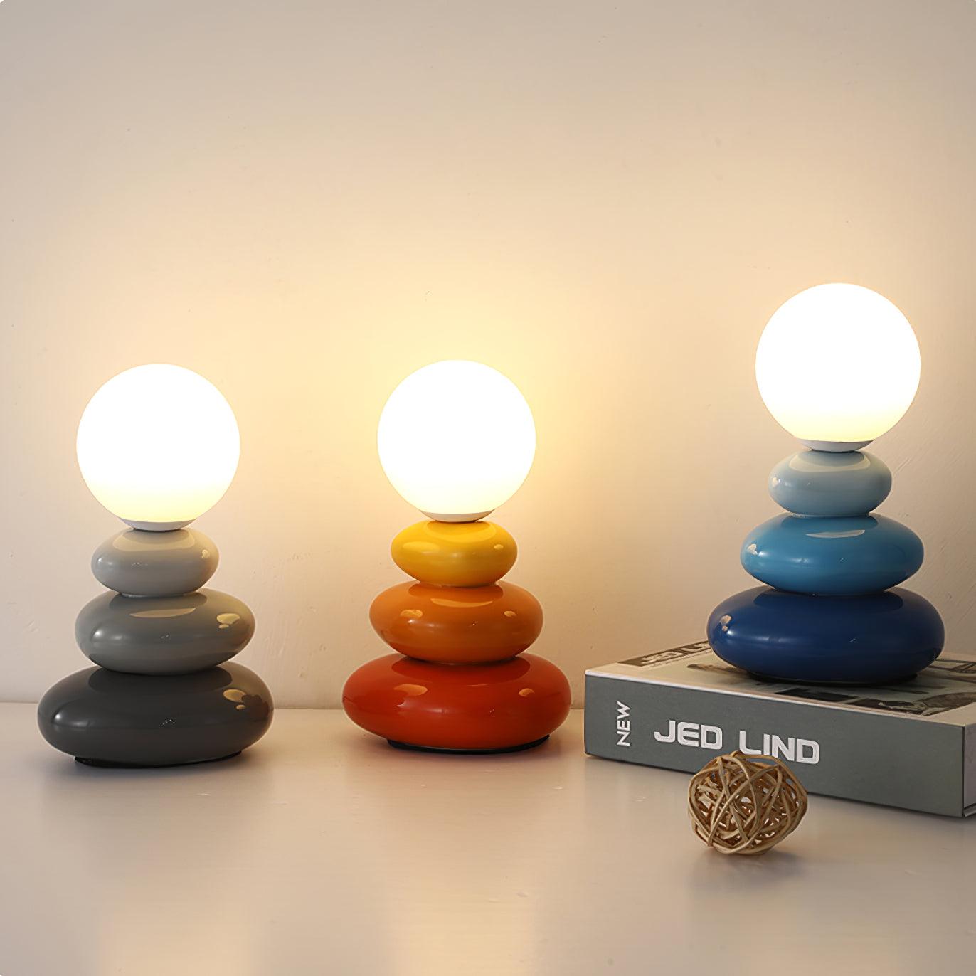 Triple Gourd Table Light, Bedside Table Lamp, detail 3