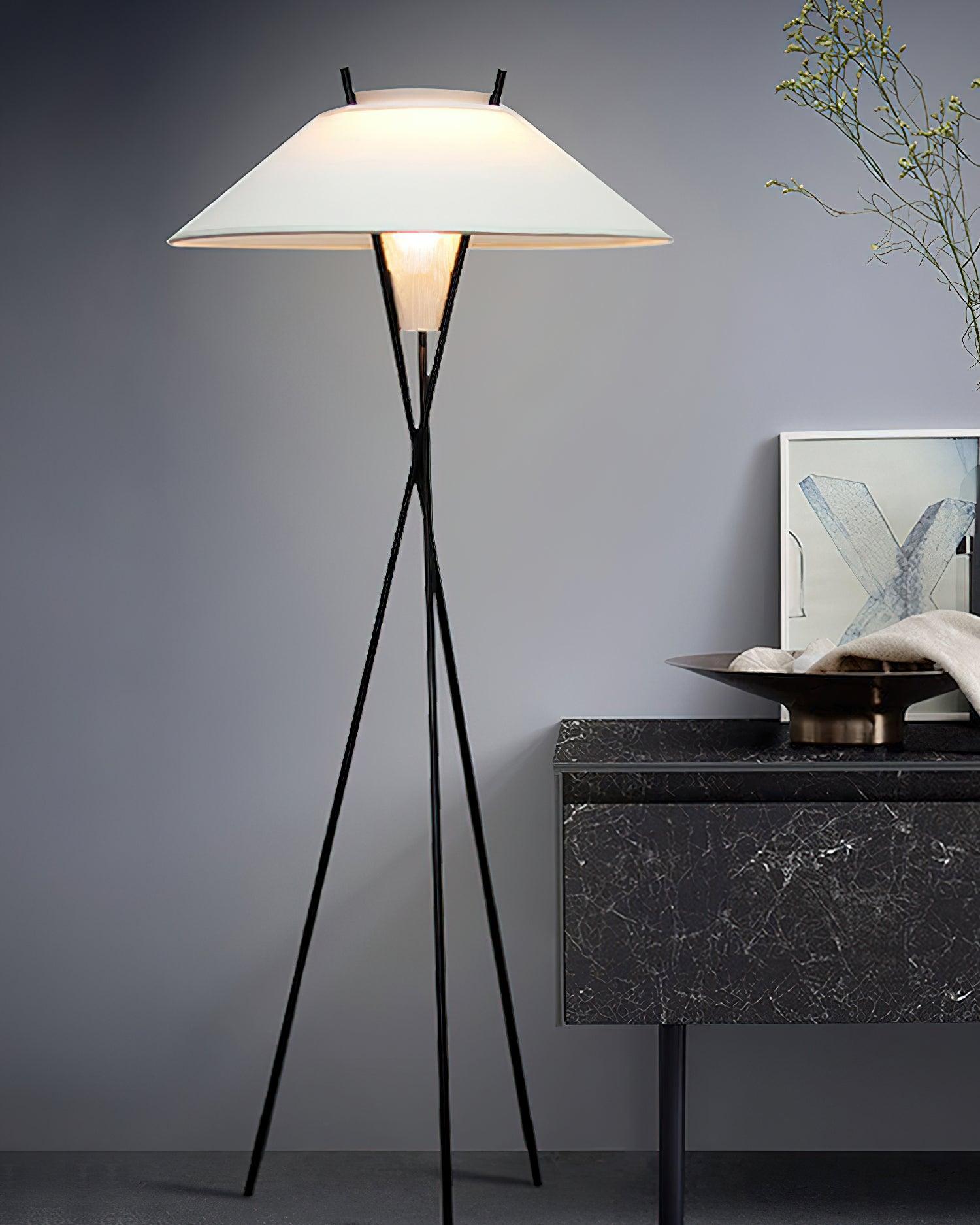 Tripod Cap Floor Light 23.6", Floor Lamp, detail 16