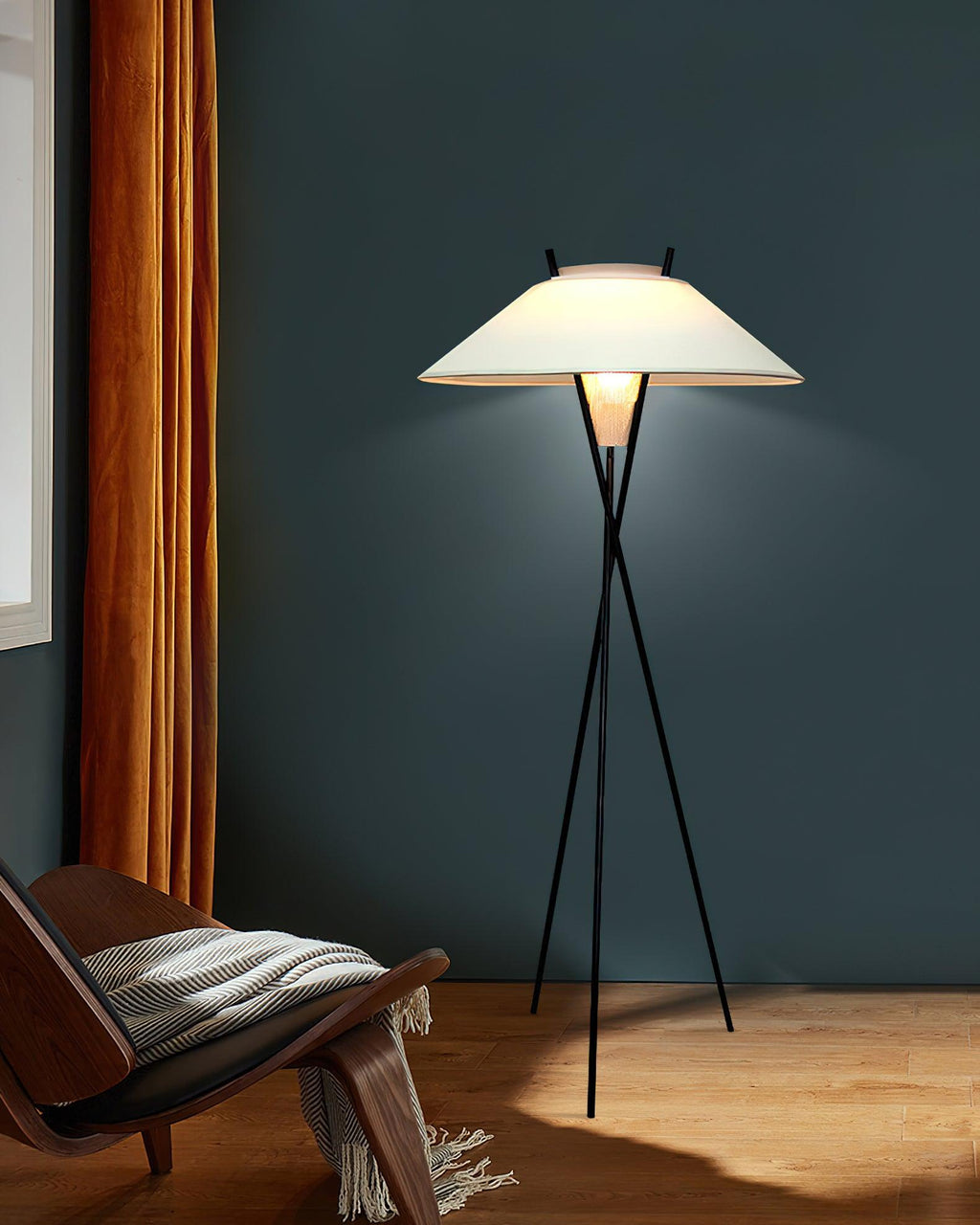 Tripod Cap Floor Light 23.6", Floor Lamp, detail 8