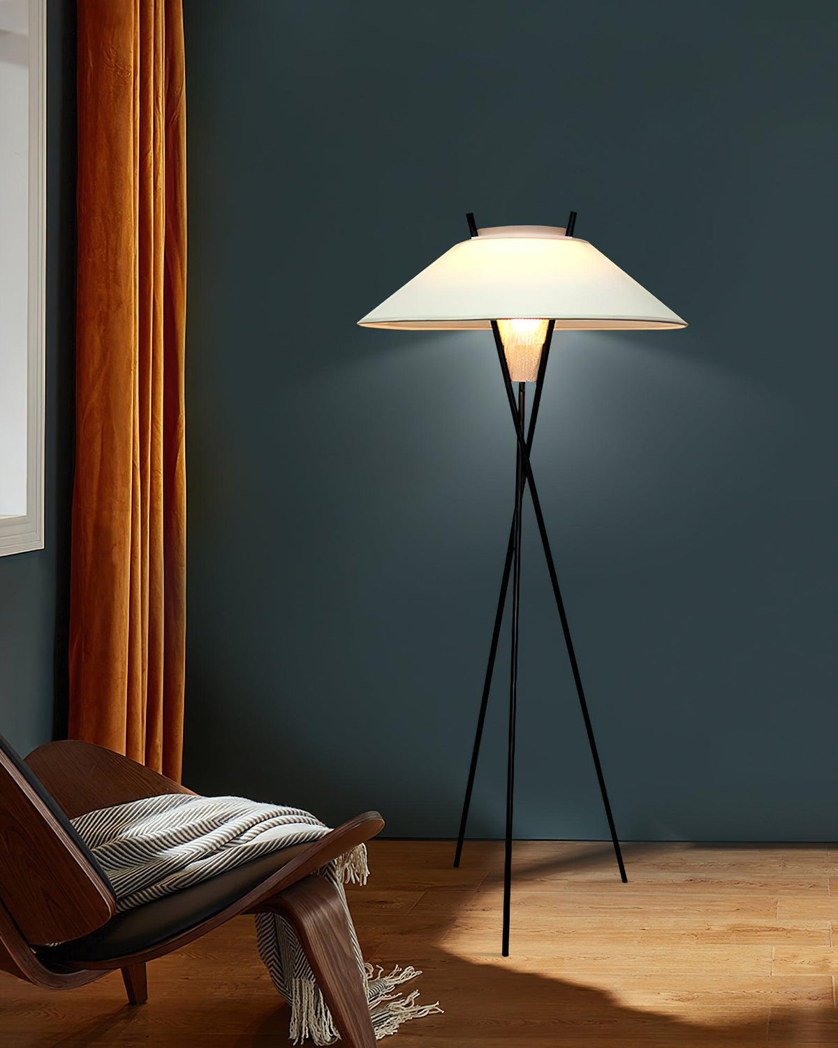 Tripod Cap Floor Light 23.6", Floor Lamp, detail 8
