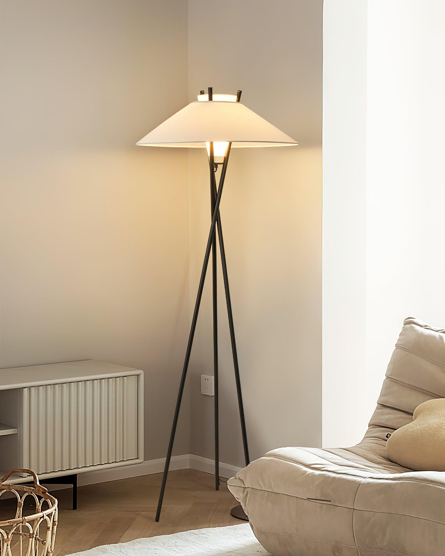 Tripod Cap Floor Light 23.6", Floor Lamp, detail 9