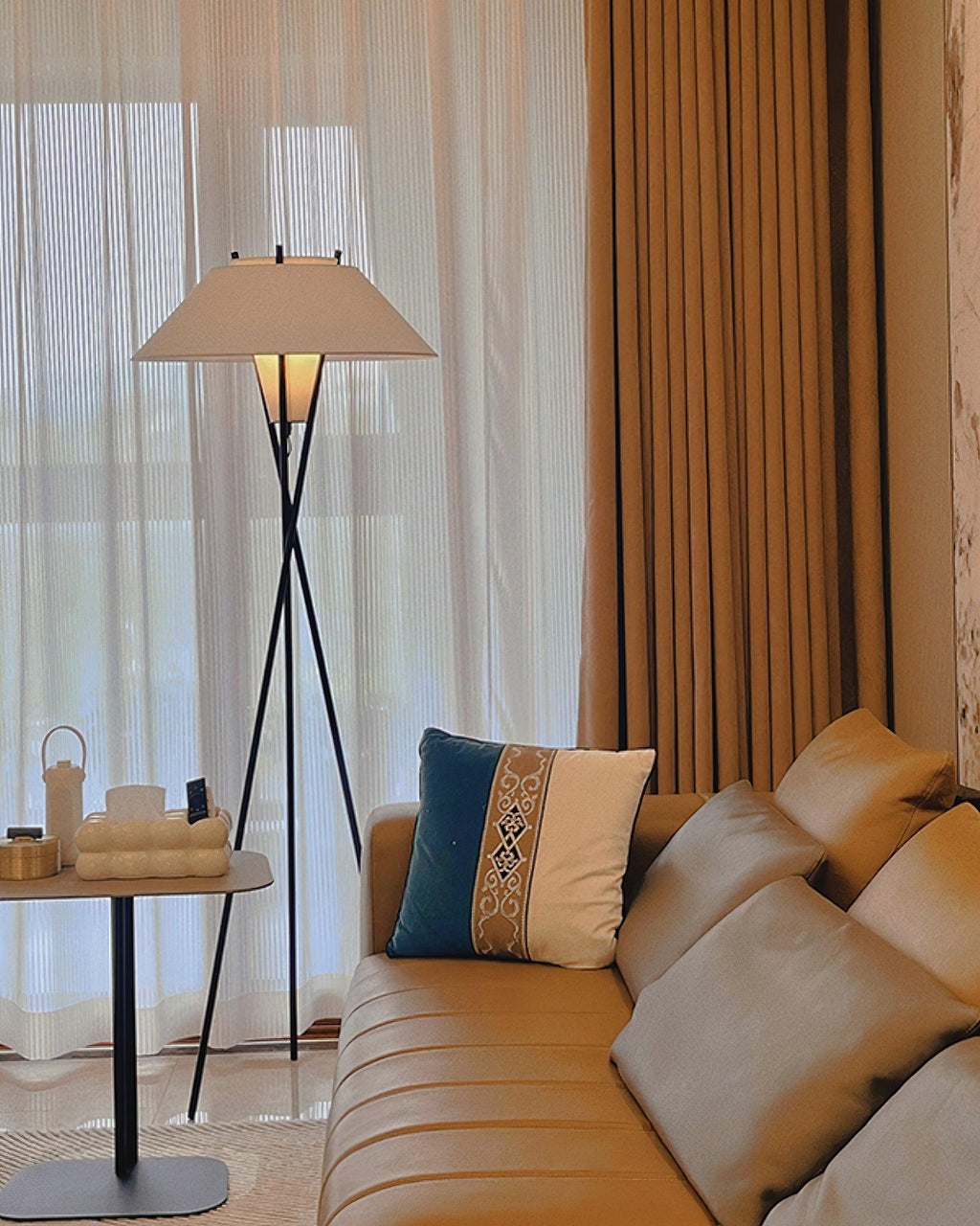 Tripod Cap Floor Light 23.6", Floor Lamp, detail 10